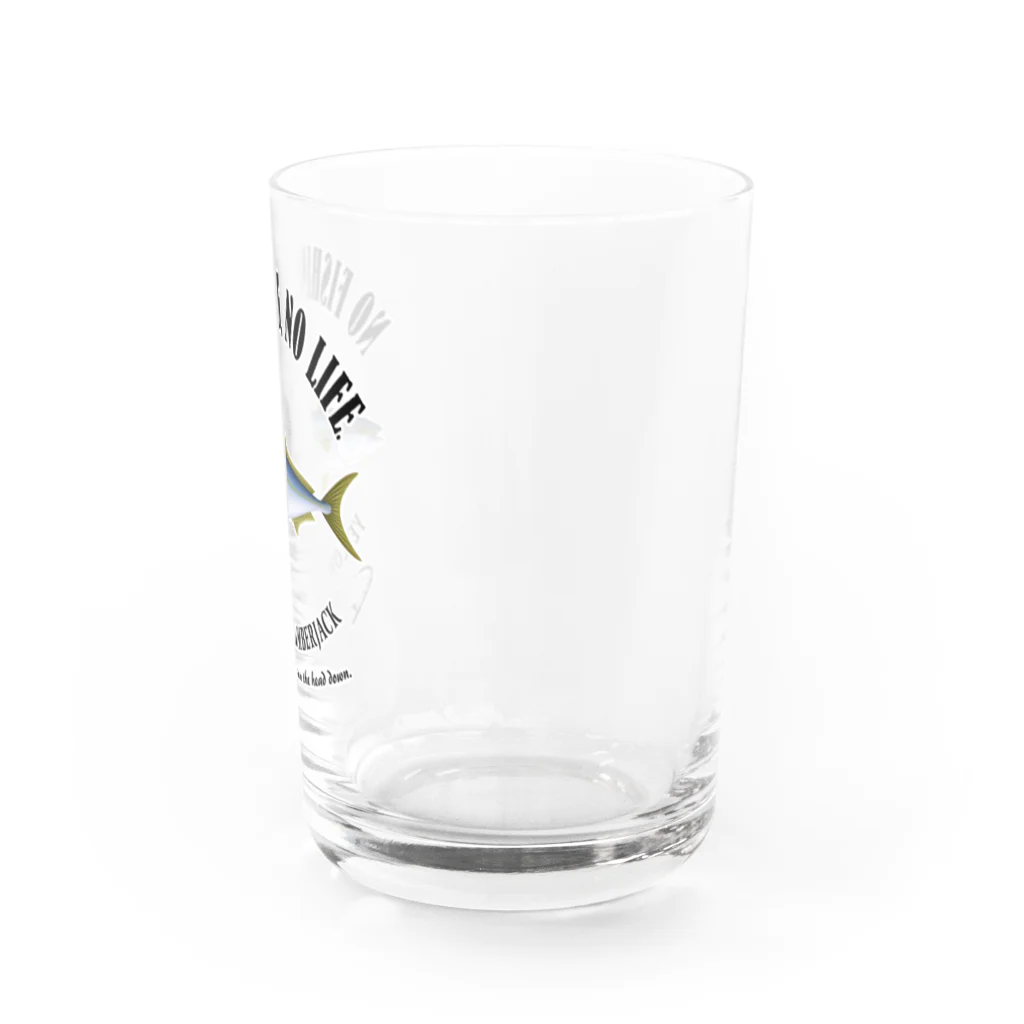 猫と釣り人のHIRAMASA_EB_2CW Water Glass :right