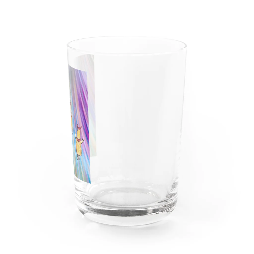 fuyunoebi-2948-5の虹色エビフライ Water Glass :right