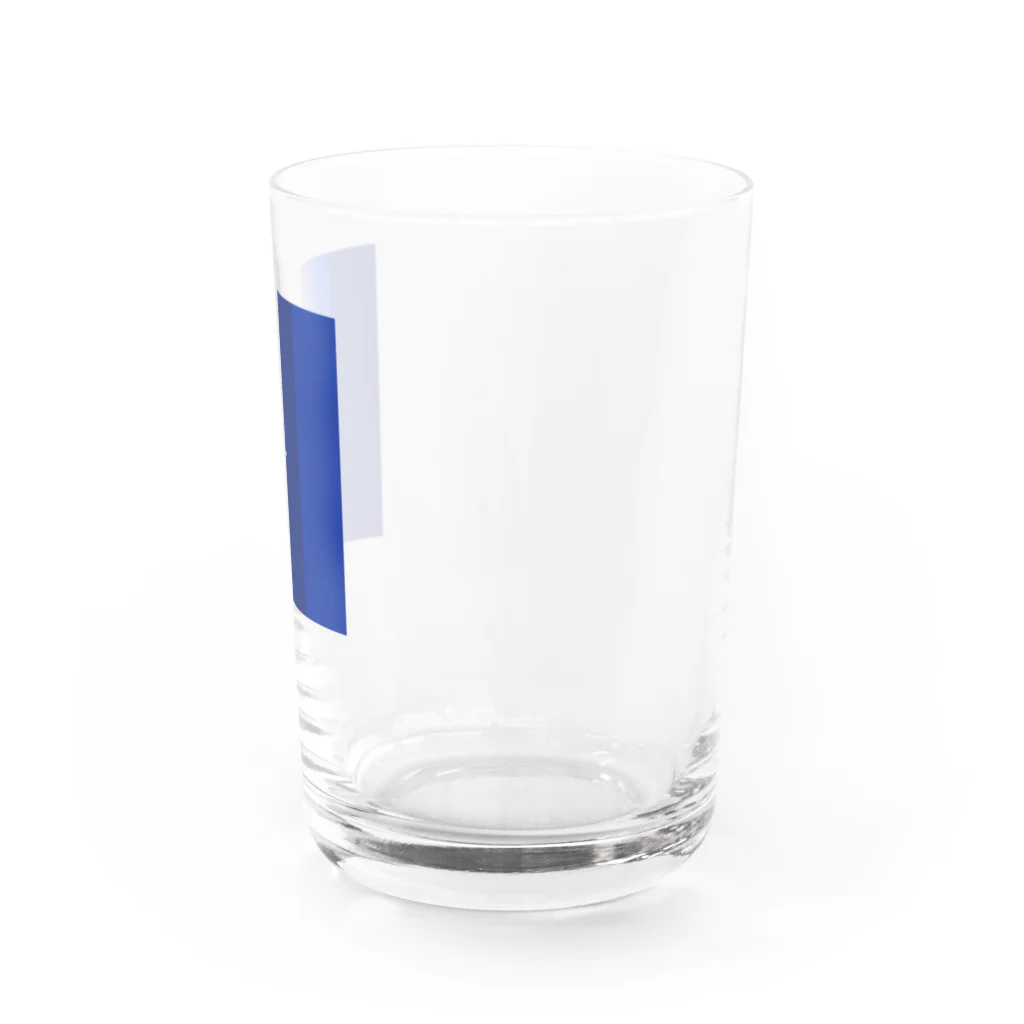 raiden.のdeep blue Water Glass :right