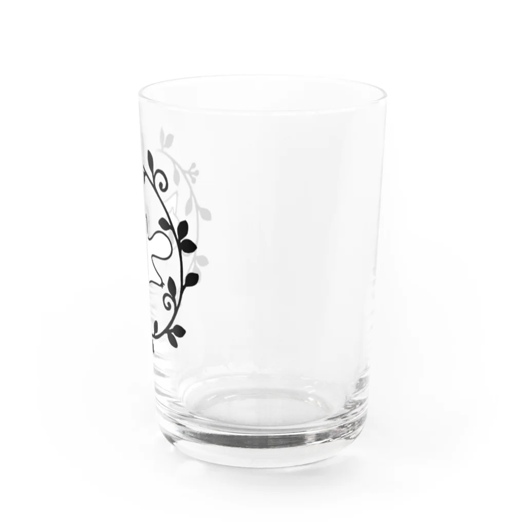 あとりえももんがのあとりえももんがロゴグラス Water Glass :right