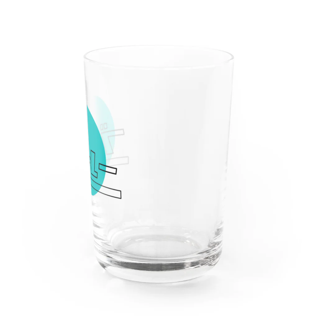 まむらさきのブルー Water Glass :right