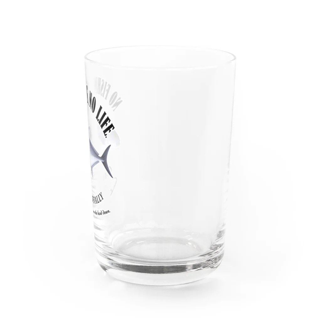 猫と釣り人のROUNINAJI_EB_2CW Water Glass :right