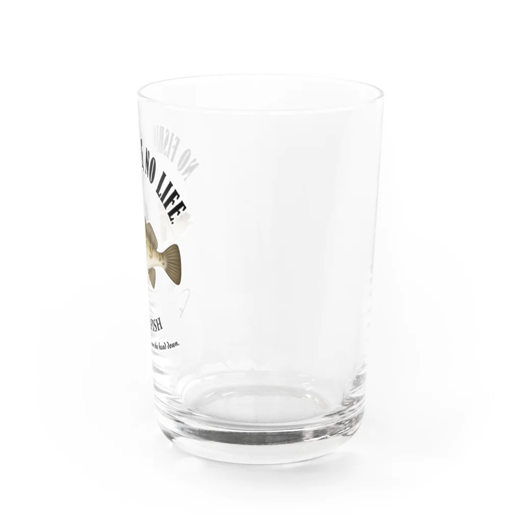 猫と釣り人のMEBARU_EB_2CW Water Glass :right