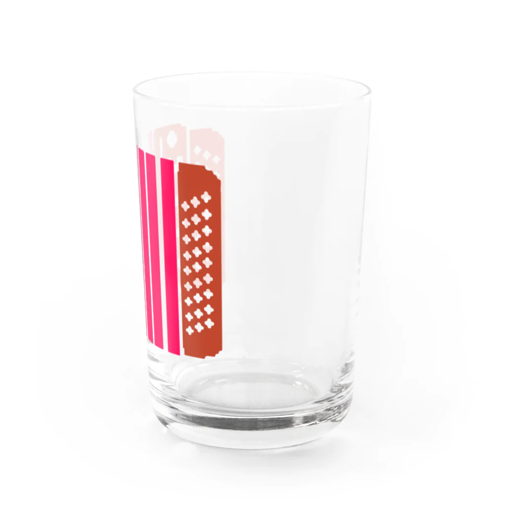 グッズショップのドットボタンアコーディオン樹 Water Glass :right