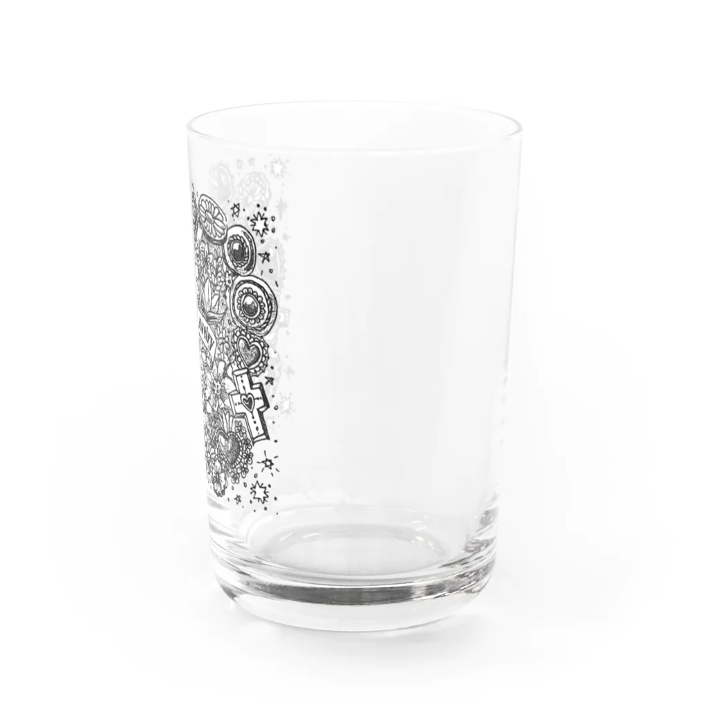 SATONOEのFlower＆Jewelry Water Glass :right