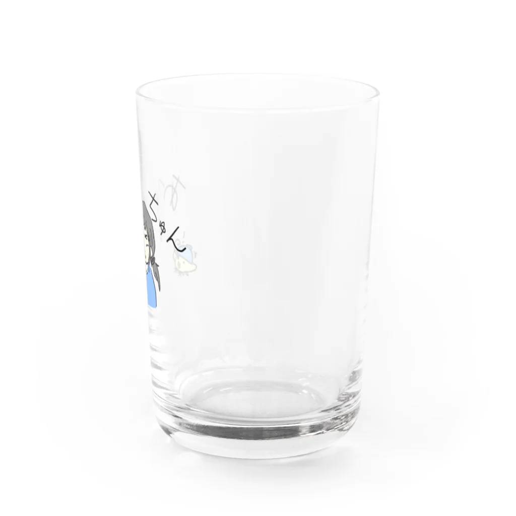 月見うどんのあっちゅん Water Glass :right