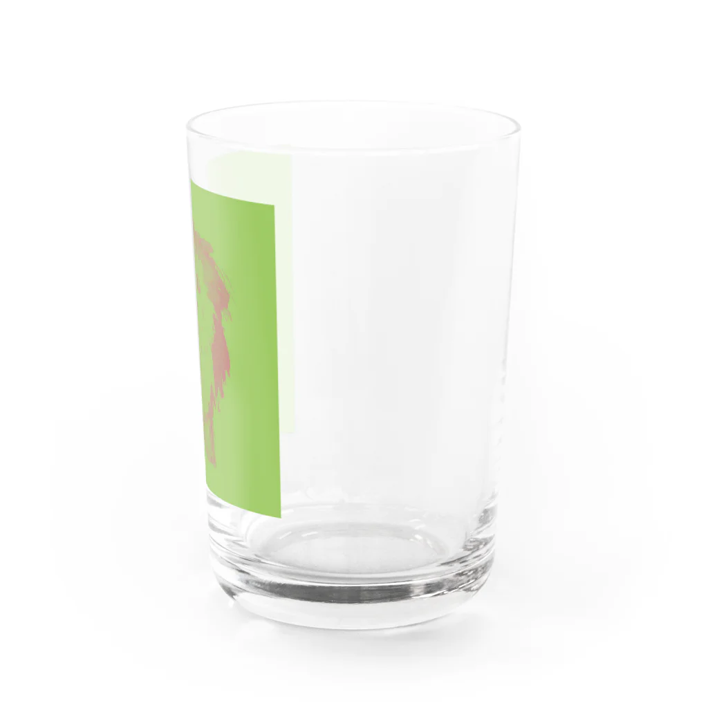 スタジオ腹八分 売店の実家犬guri-n Water Glass :right