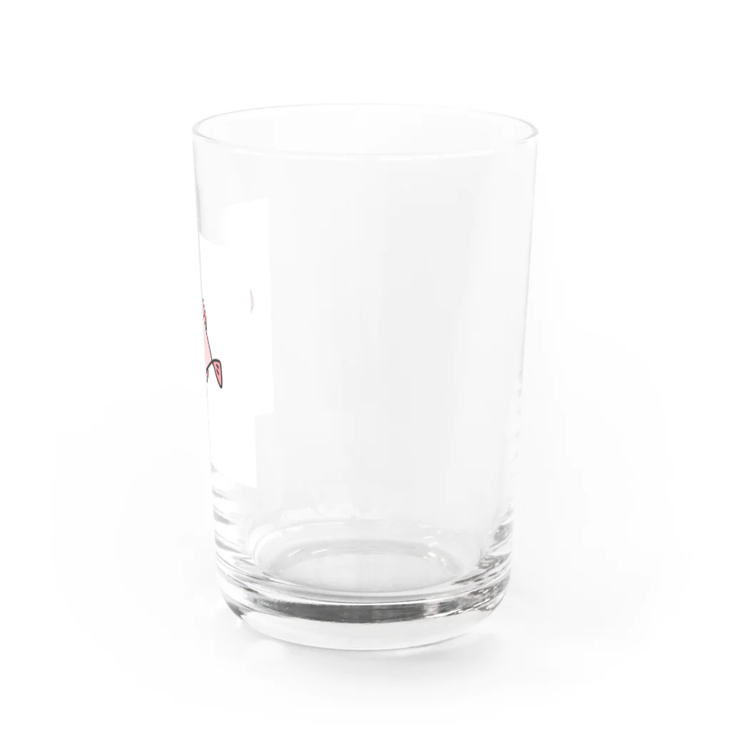 ぷりまるのさかな(ピンク) Water Glass :right