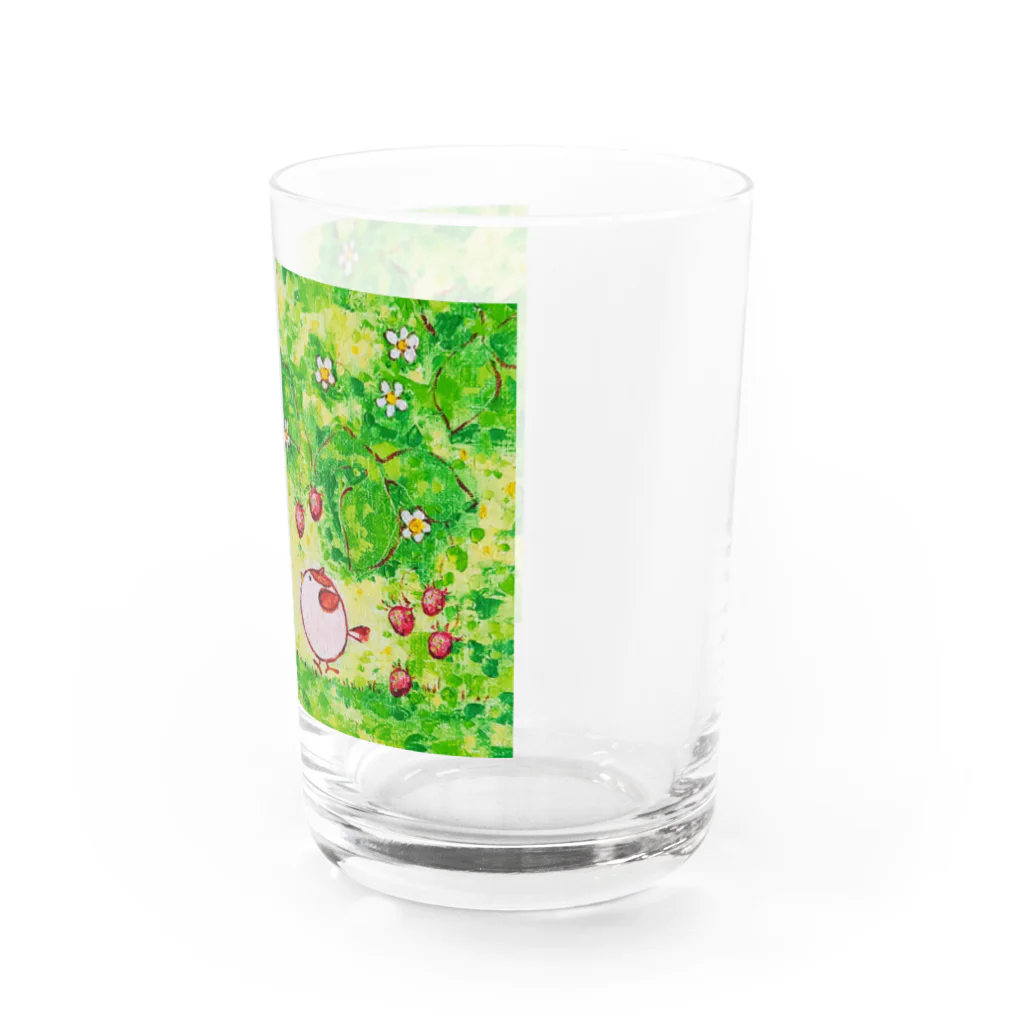 ICHIのすずめがちゅん Water Glass :right