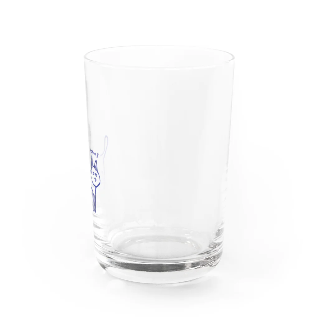 439_だったり沢蟹だったりのエサをねだるネコ Water Glass :right