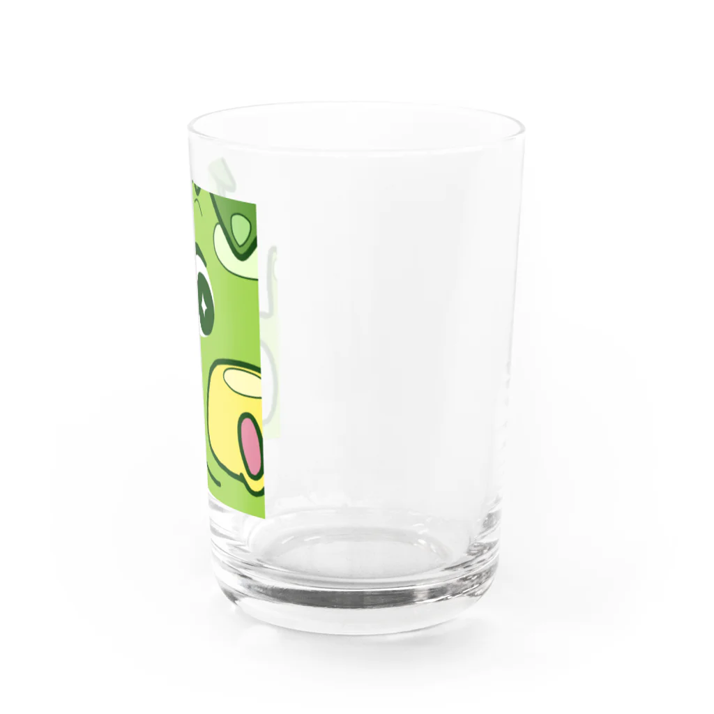 野良アキラのはりつくかっぱ Water Glass :right