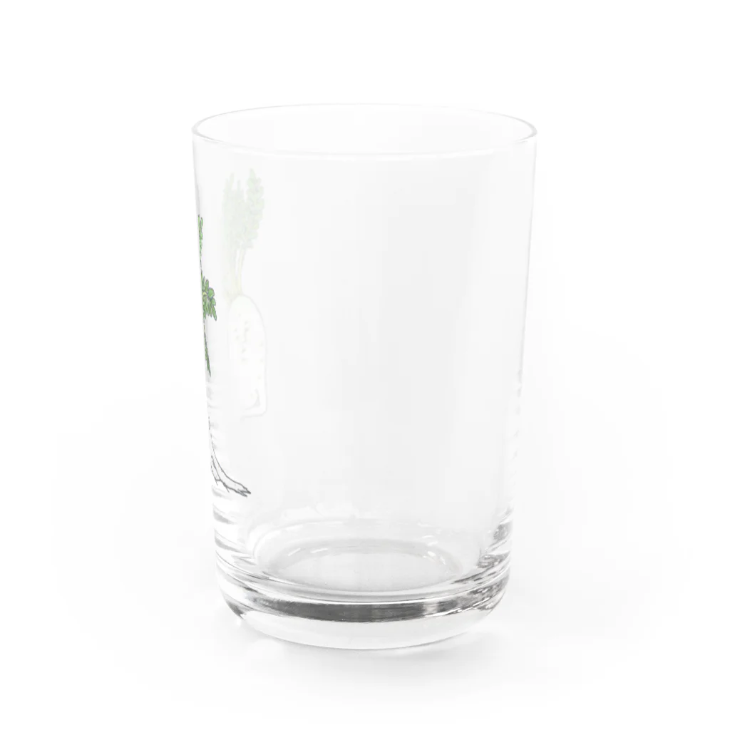 かまだ まゆめのだいこん Water Glass :right