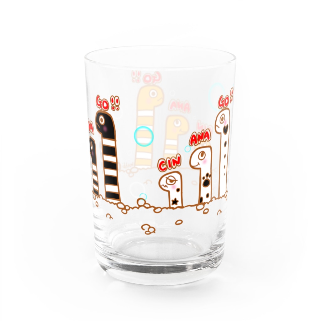 まめのき。のちんあなごー② Water Glass :right