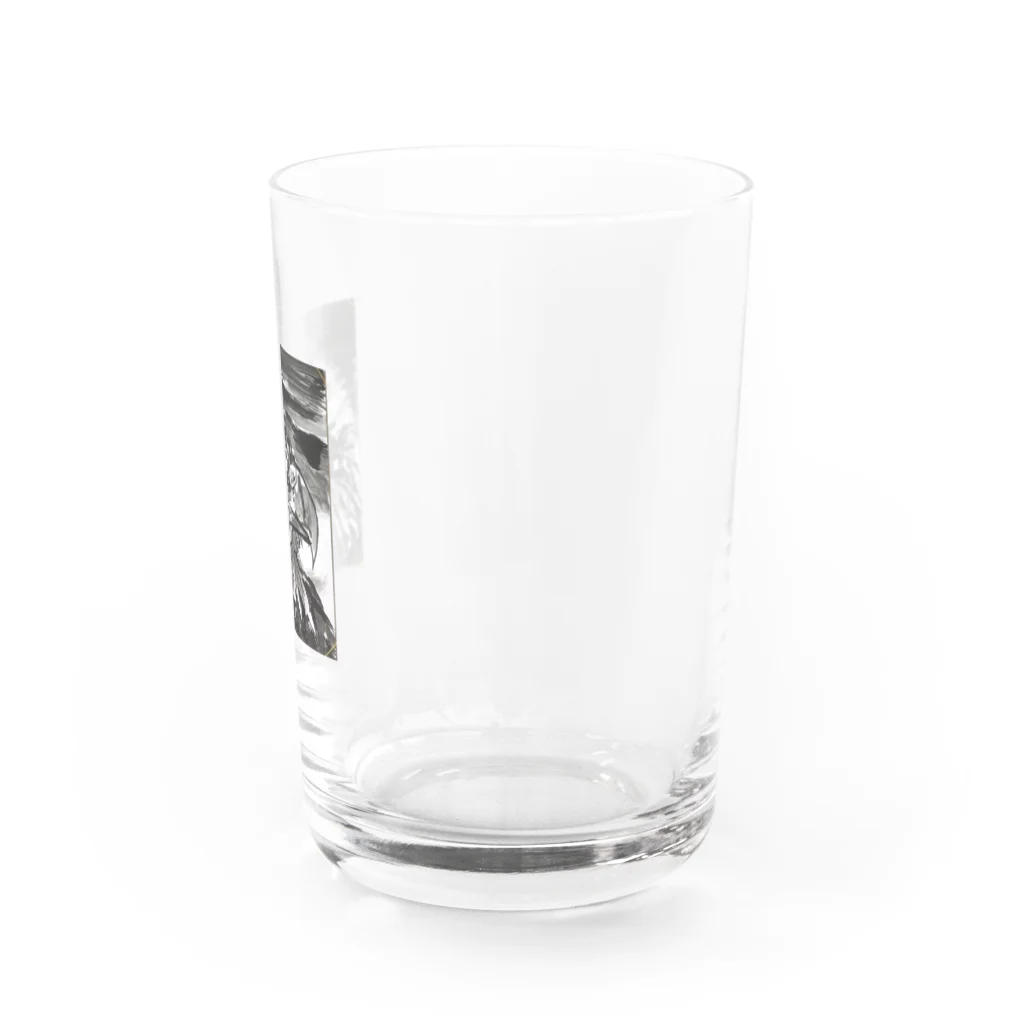 松木　昭洋の天空を司る鳥の王者【鷲】 Water Glass :right