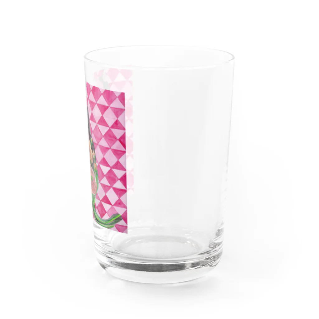 catanorynecoのラニャンキュラス -レイネッテグリーン- Water Glass :right