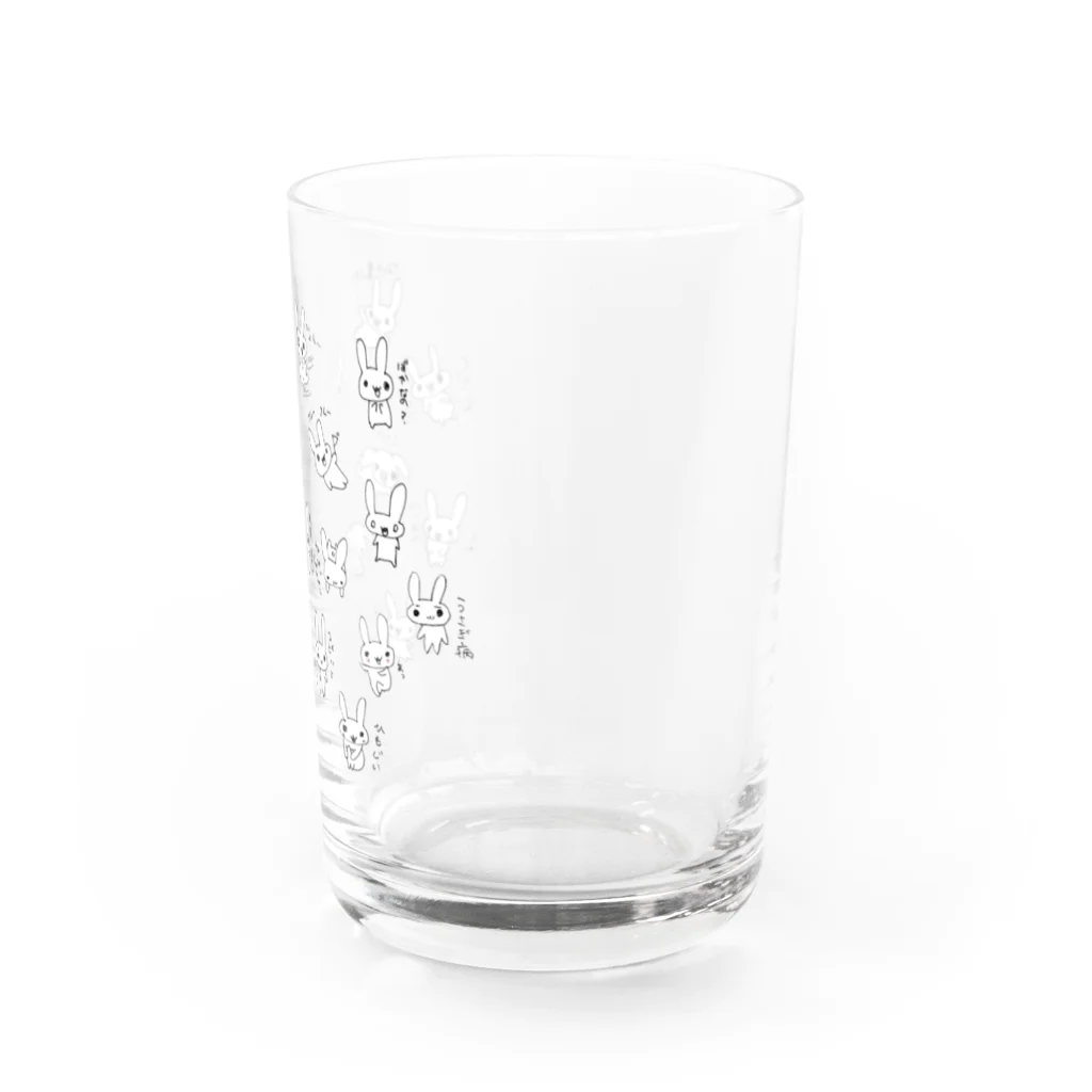 都愛ともかの肉食うさぎ Water Glass :right