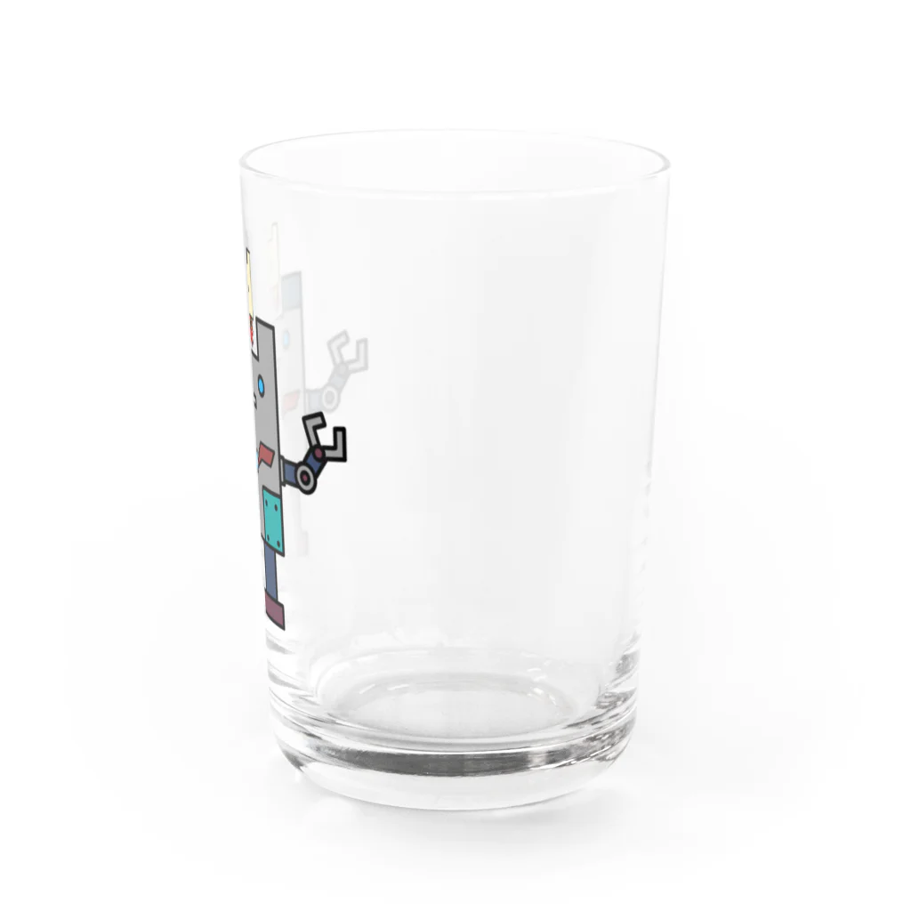 2Dうさぎの2Dうさぎ ロボ Water Glass :right