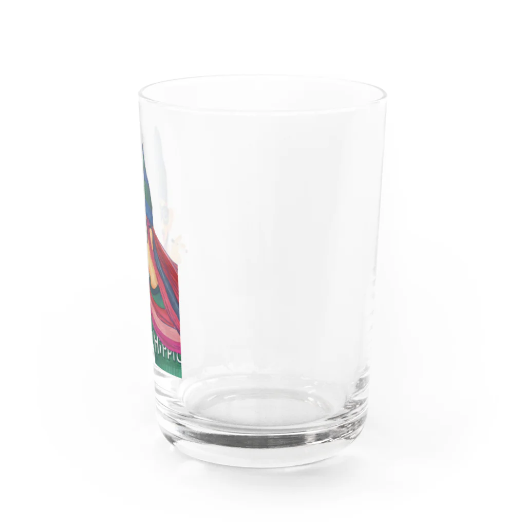 大雑把商会（ohzappa syoukai)のHIPPIE GIRL Water Glass :right