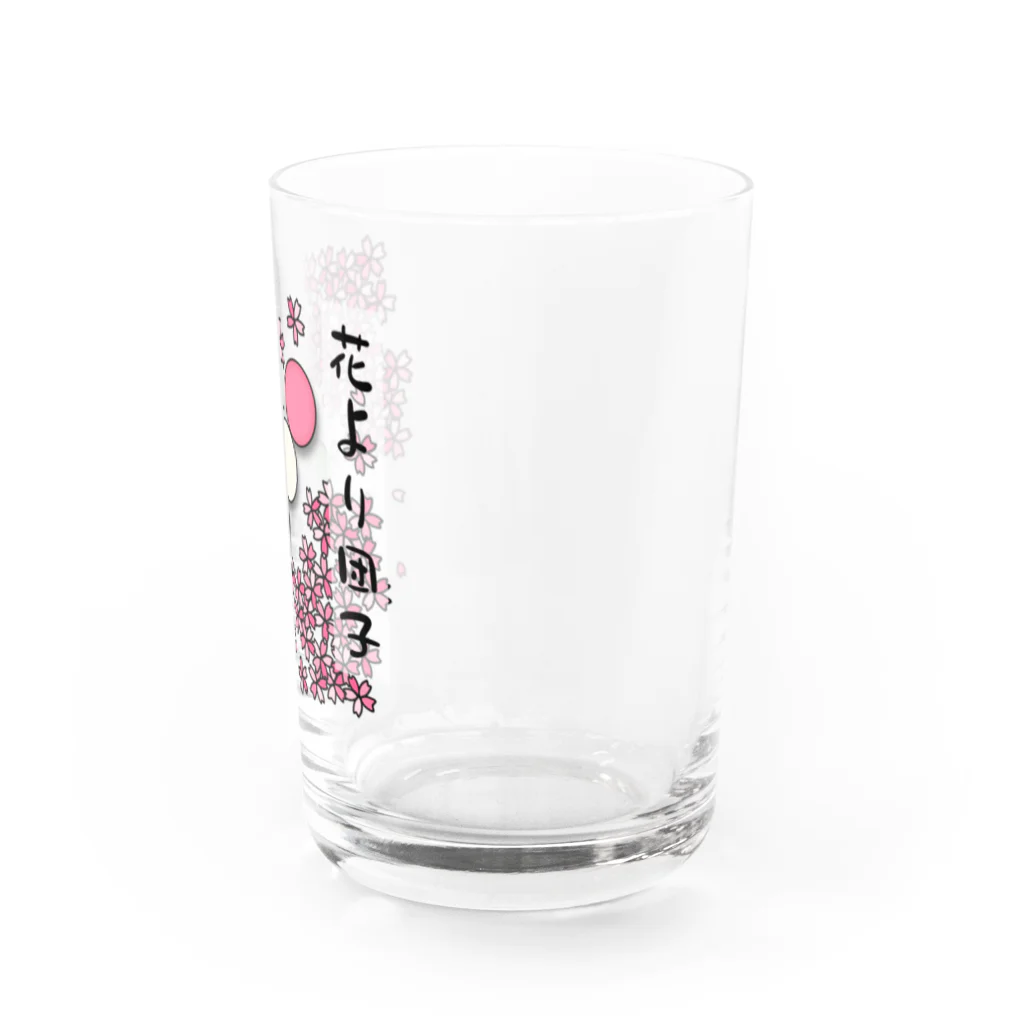 麦畑の花より団子 Water Glass :right