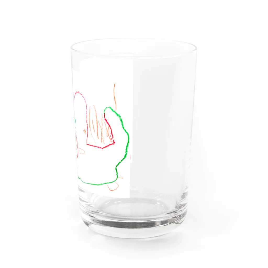 お絵かき帳の20210310たこ Water Glass :right