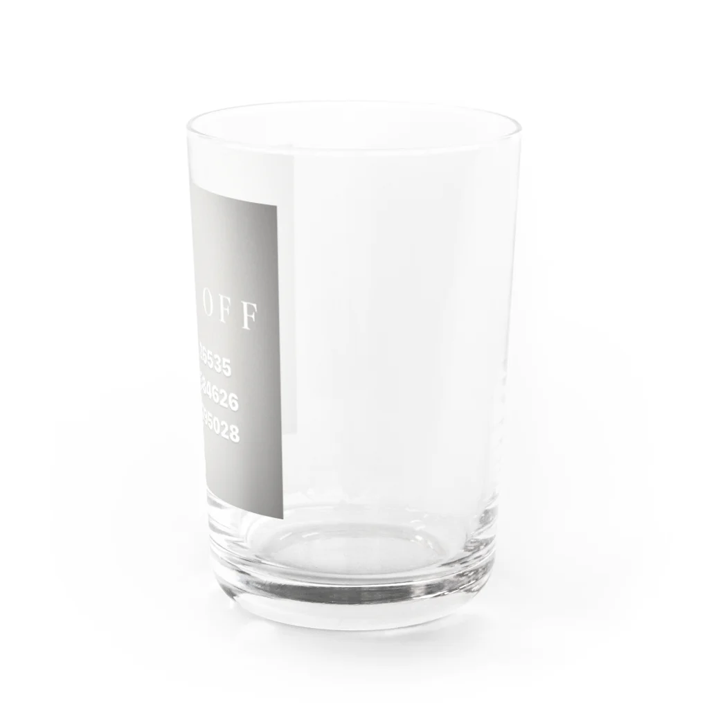 まりのすけのＯＮ＠ＯＦＦ Water Glass :right