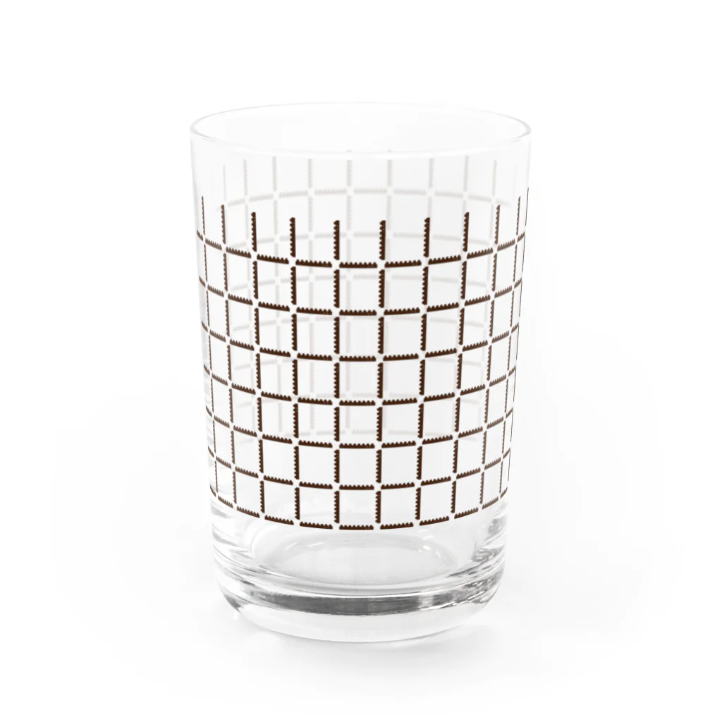 新商品PTオリジナルショップのラックレール（格子模様） カップ・グラス Water Glass :right