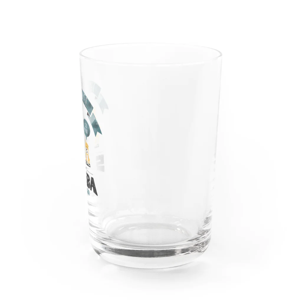 タバタ画房の赤柴親子のいる生活　レトロ Water Glass :right