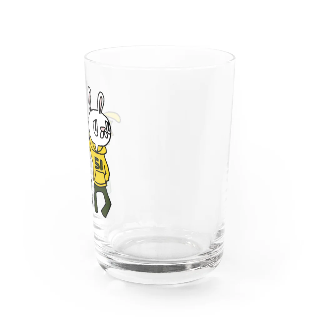 しらたまきなこのお店のウサ吉よしよし Water Glass :right