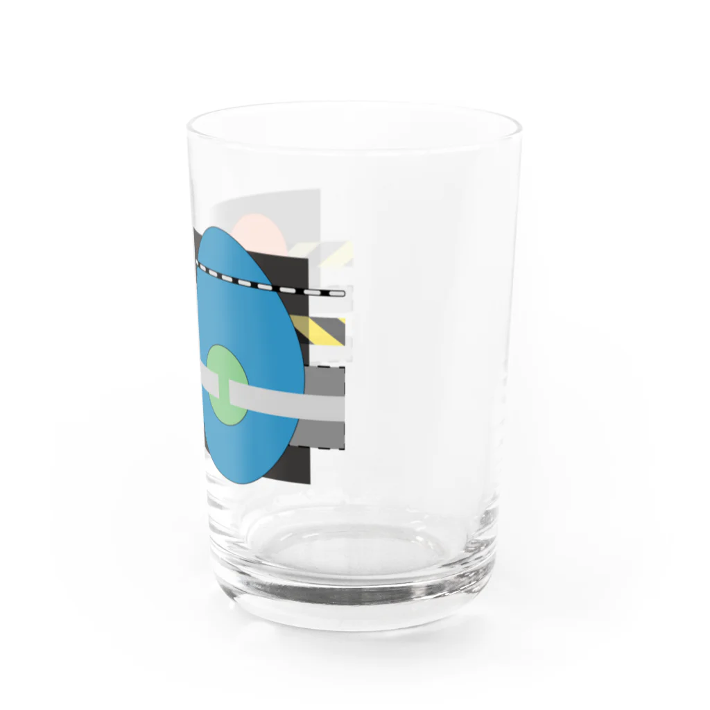 みっきーの　点線と破線 Water Glass :right