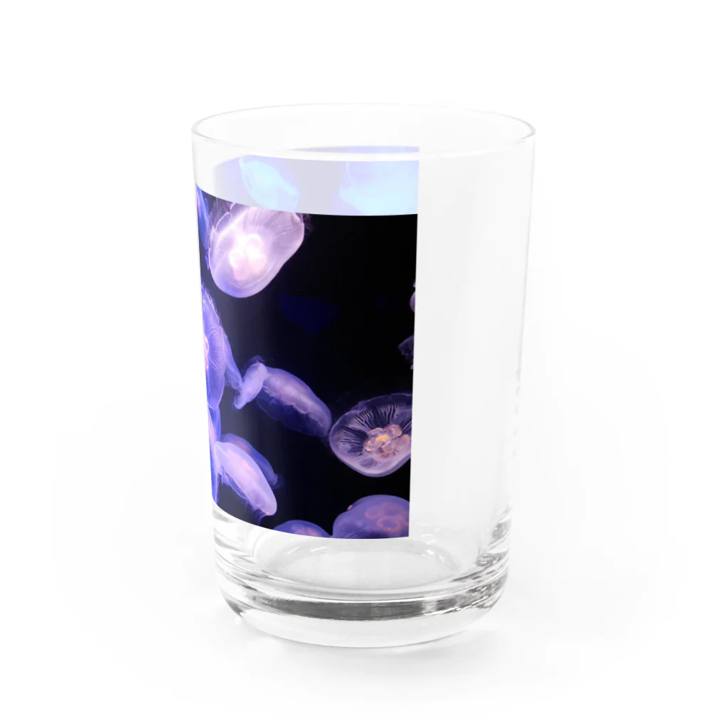 日常トリップの夜に咲くクラゲ Water Glass :right