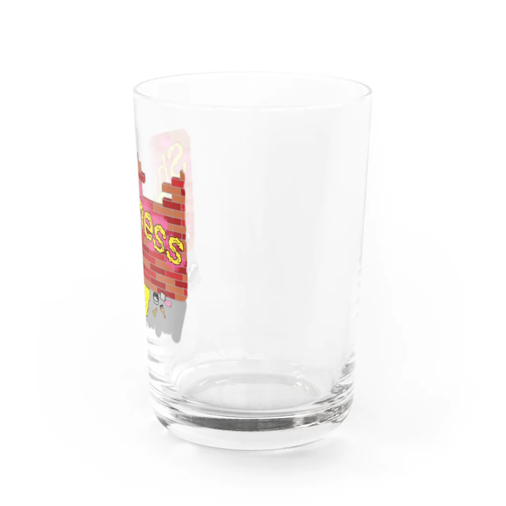 shyness のshyness oil ストリートアート Water Glass :right