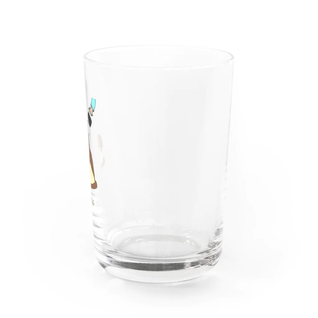 瞬間ほのぼの設置し隊のご褒美Pudding Water Glass :right