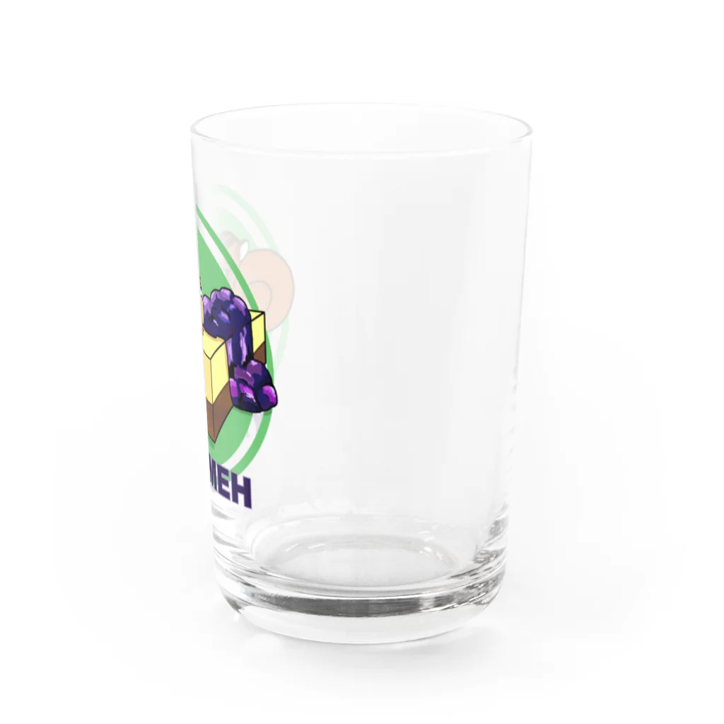 SUZURI×ヤマーフのブルーベリーチーズケーキwithムーリス Water Glass :right