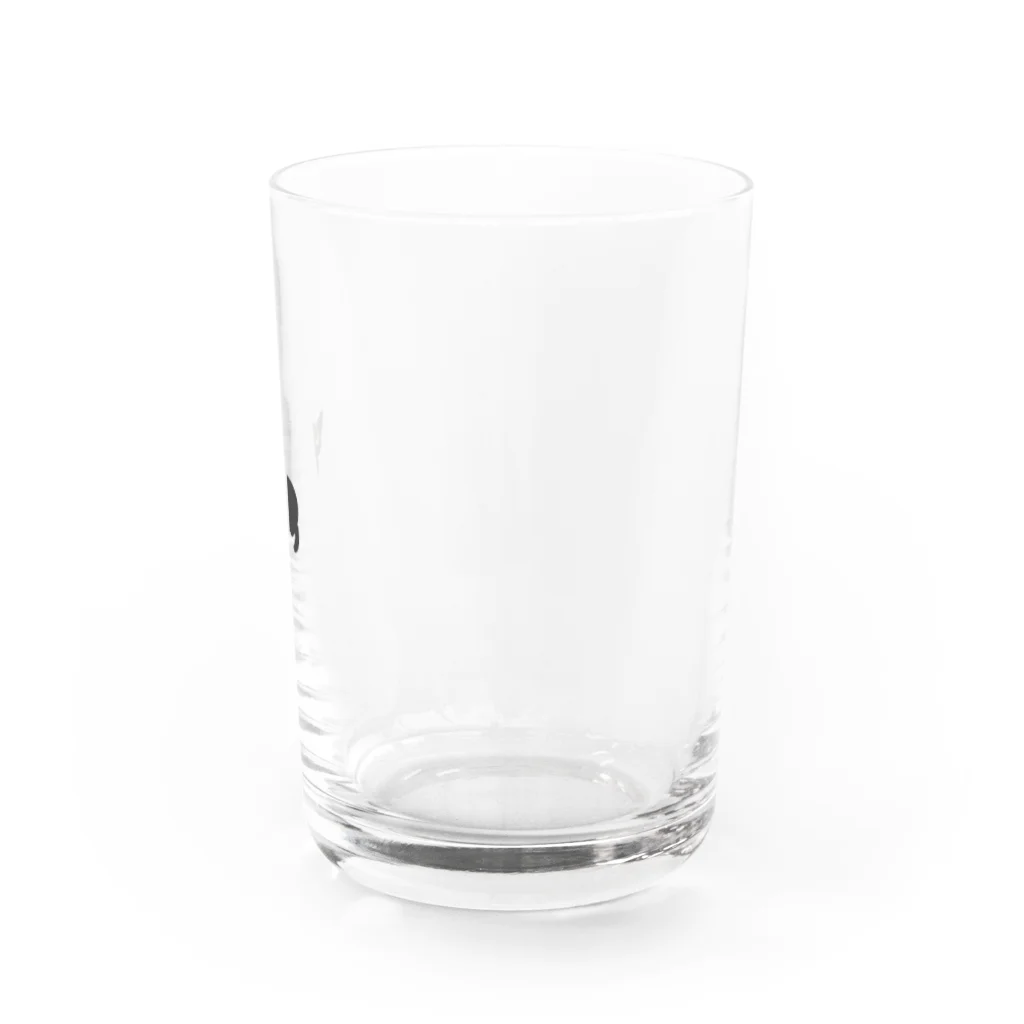 黒豆堂のくろまめ Water Glass :right