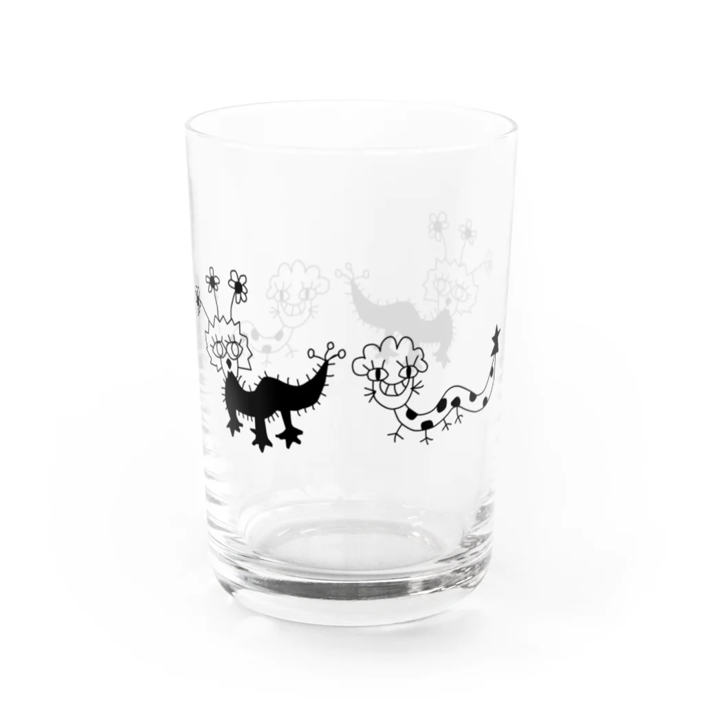 えむえむのみずたまへび　と　はなとかげ Water Glass :right