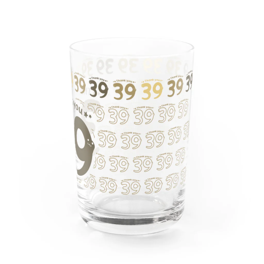 イラスト MONYAAT のCT118 サンキュー39*Thank you*Dbg Water Glass :right