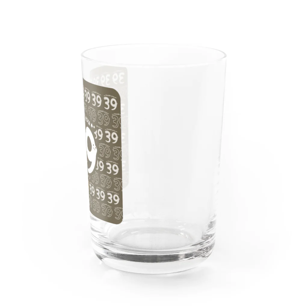 イラスト MONYAAT のCT118 サンキュー39*Thank you*Dbg Water Glass :right