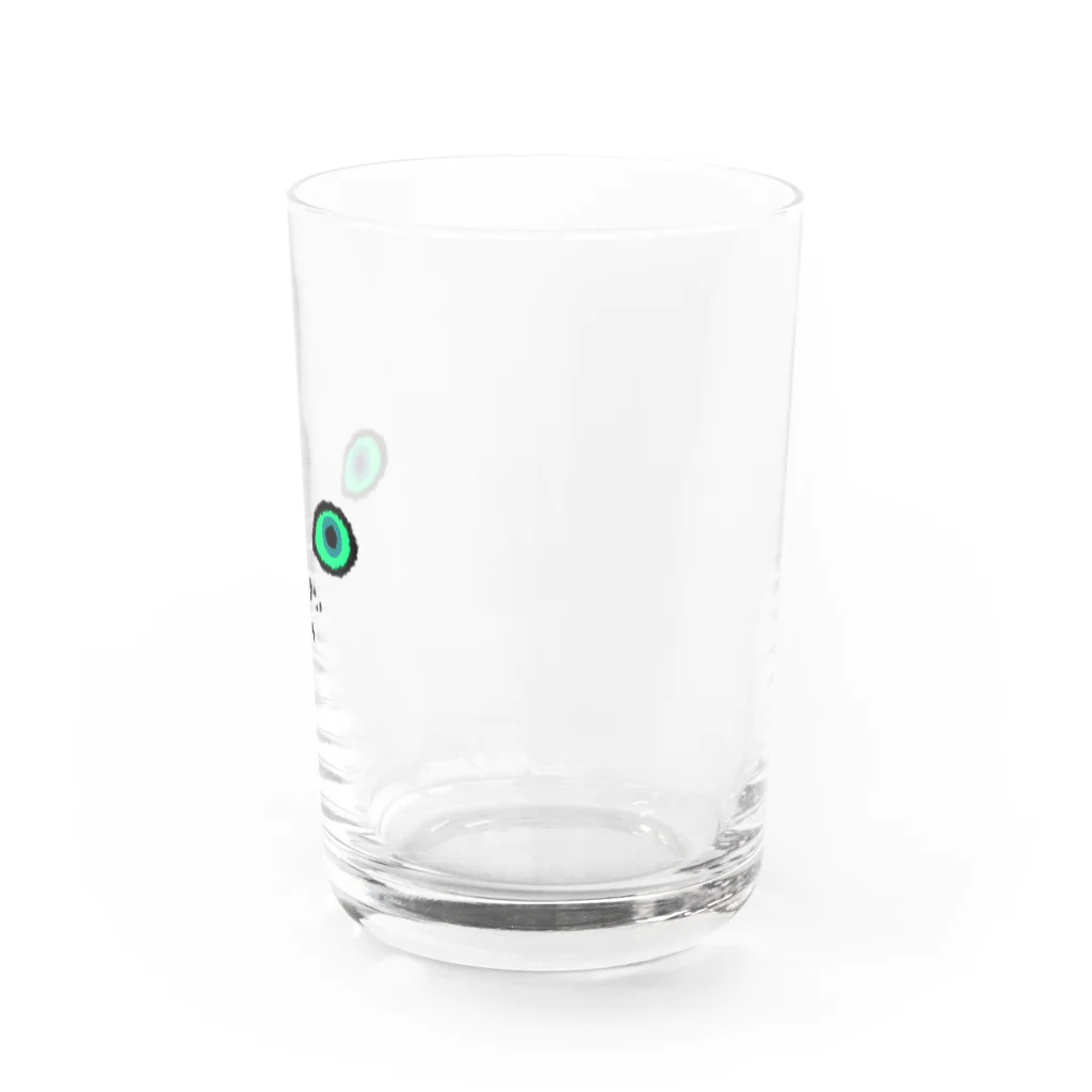 まつだあゆのすずりのねこグラス・みどり Water Glass :right