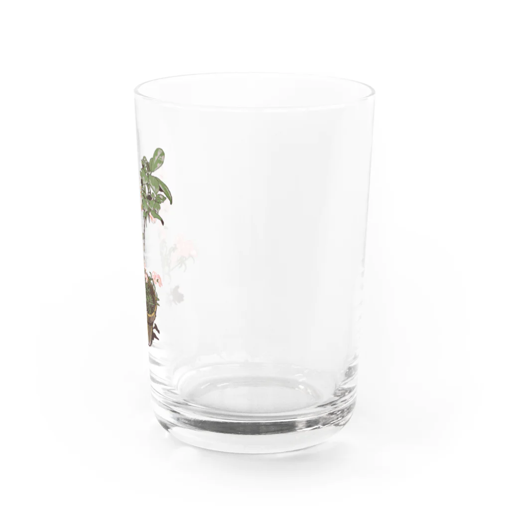 tomidoronの雪椿と撫子 Water Glass :right