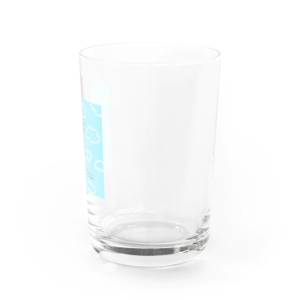 なつみかんのネコと雲🐱☁ Water Glass :right