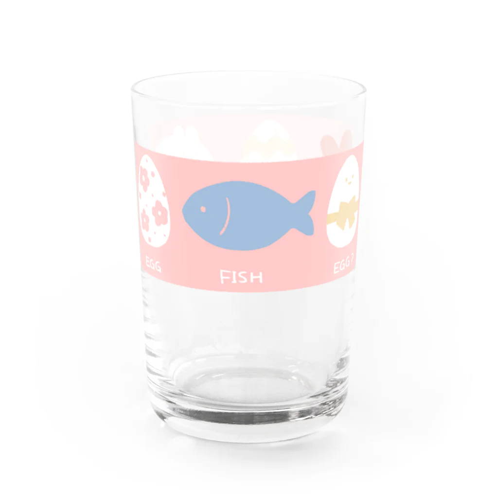 プリティしりのイースターけだまちゃん Water Glass :right