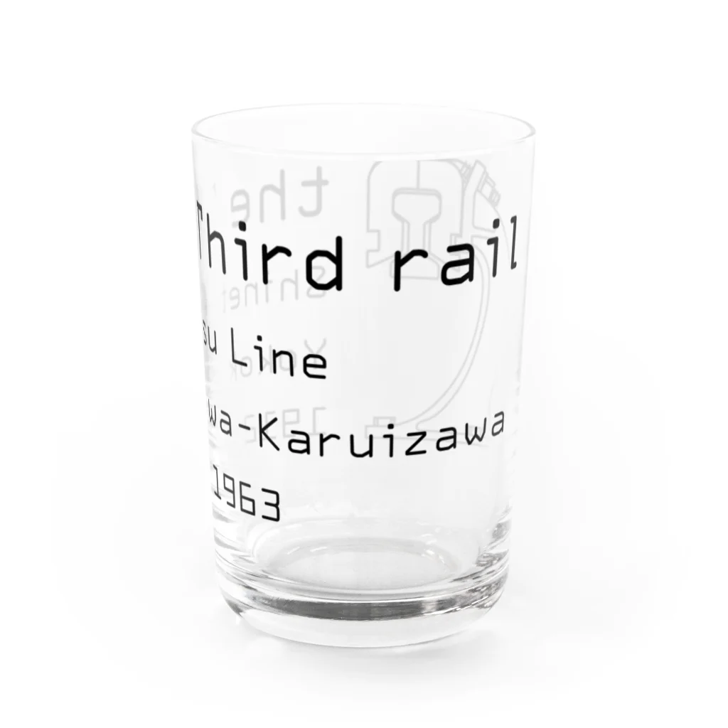 新商品PTオリジナルショップの第三軌条（the Third rail） グラス右面