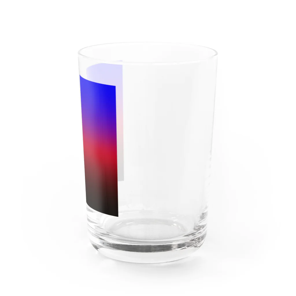 ぽぬぞぬのグラデーション　プライドフラッグ　ポリアモリ Water Glass :right