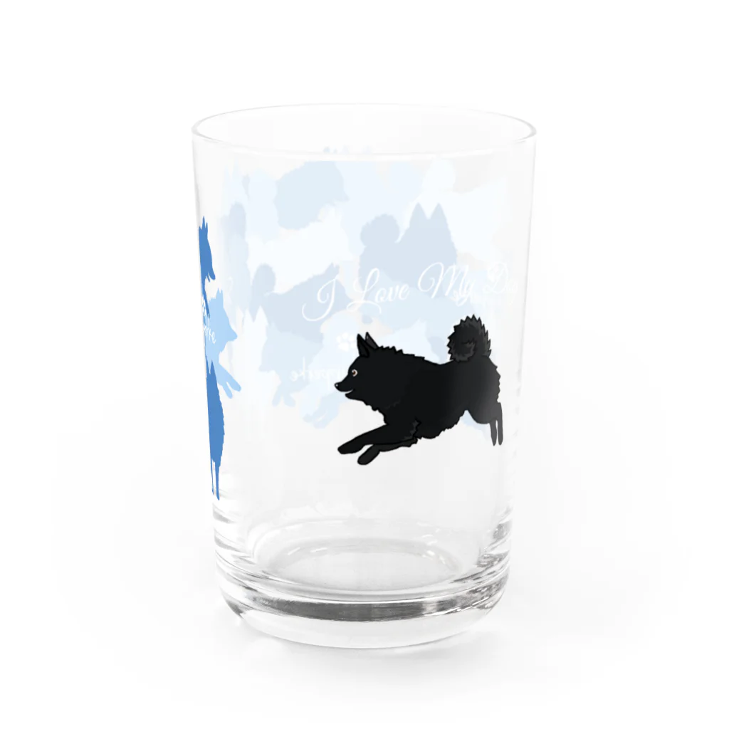 ケパ家のスキッパーキのカモフラグラス Water Glass :right