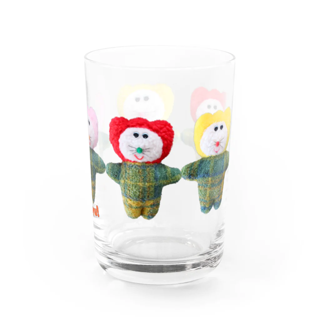 むにゅの手つなぎチューリップクズ Water Glass :right