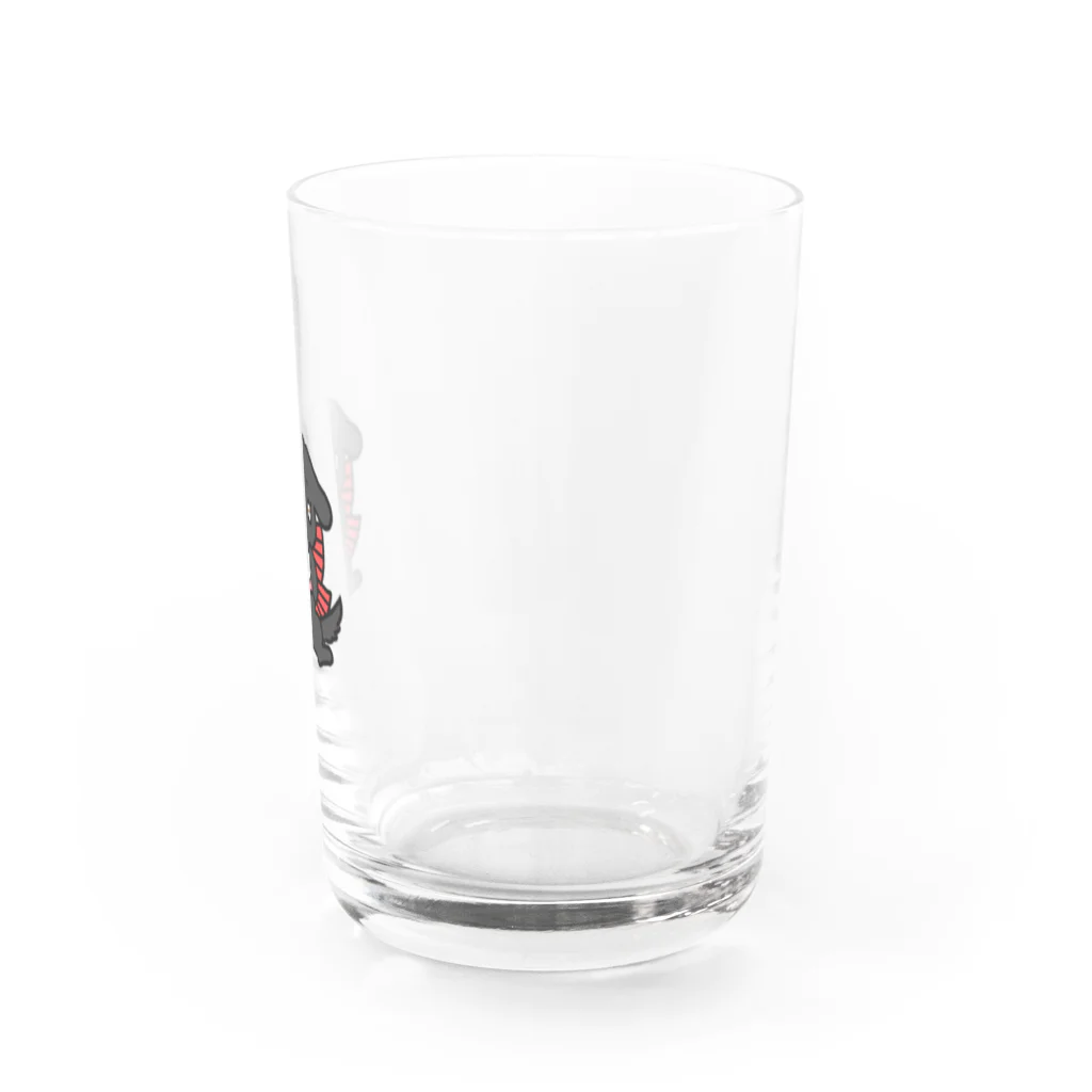 ラブラドールレトリーバーのねねちのぴえん　ねねち Water Glass :right