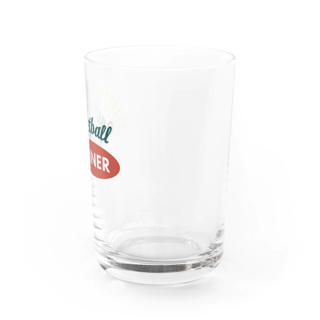 Basketball DinerのBasketball Diner ロゴ Water Glass :right