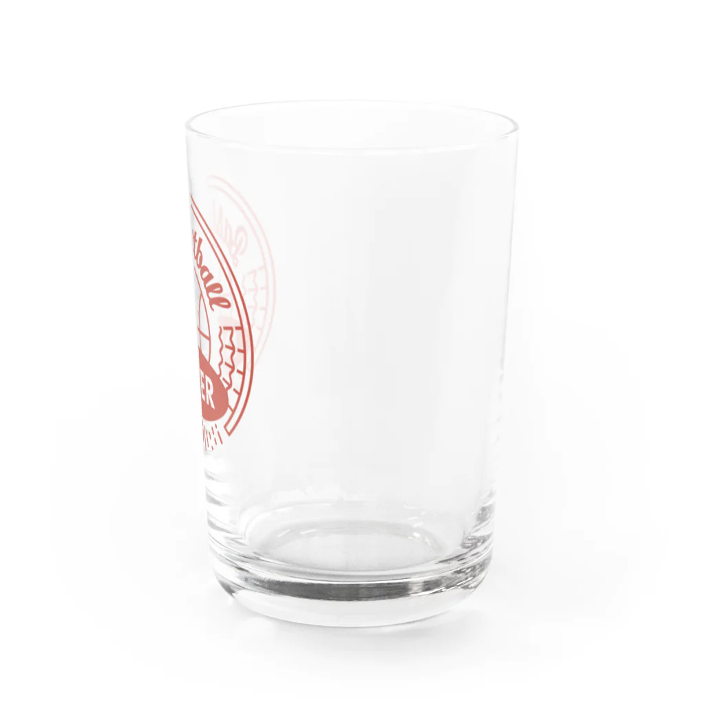 Basketball DinerのBasketball Diner ロゴ円 Water Glass :right