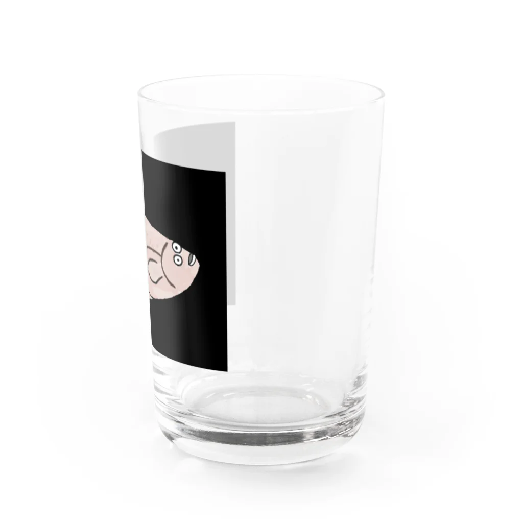 おかおかおかかの謙虚なカレイ Water Glass :right