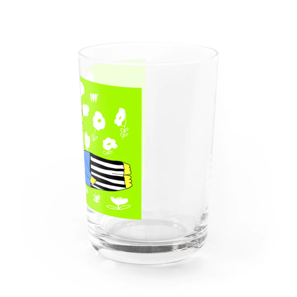 SELECTSHOP MTIのしましまパンツのうさぎ Water Glass :right